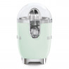 Ηλεκτρική αποχυμωτής εσπεριδοειδών Smeg CJF11PGEU, 70 W, Σύστημα αποφυγής στάγδην, Αντιολισθητική βάση, Παστέλ πράσινο