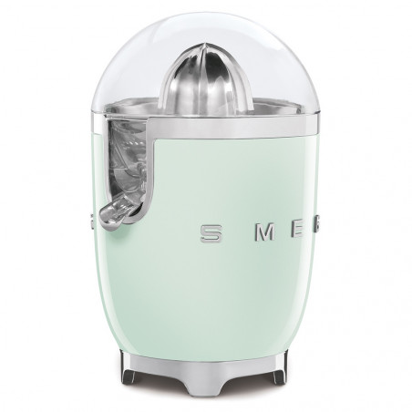 Ηλεκτρική αποχυμωτής εσπεριδοειδών Smeg CJF11PGEU, 70 W, Σύστημα αποφυγής στάγδην, Αντιολισθητική βάση, Παστέλ πράσινο