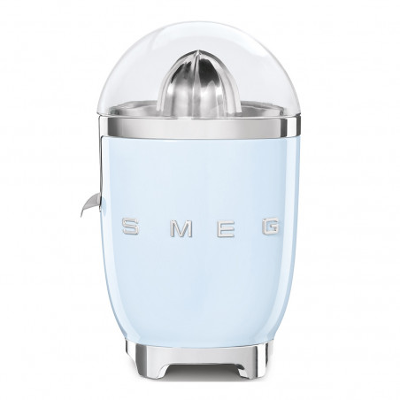 Ηλεκτρική αποχυμωτική μηχανή Smeg CJF11PBEU, 70 W, Σύστημα αποφυγής στάγδην, Αντιολισθητική βάση, Παστέλ μπλε