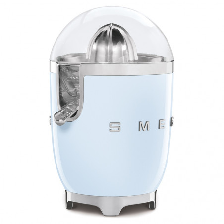 Ηλεκτρική αποχυμωτική μηχανή Smeg CJF11PBEU, 70 W, Σύστημα αποφυγής στάγδην, Αντιολισθητική βάση, Παστέλ μπλε