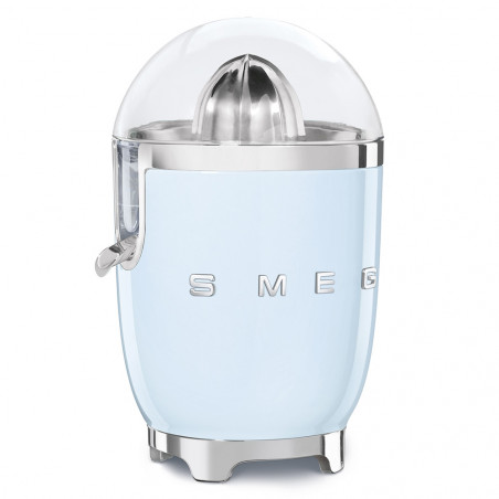 Ηλεκτρική αποχυμωτική μηχανή Smeg CJF11PBEU, 70 W, Σύστημα αποφυγής στάγδην, Αντιολισθητική βάση, Παστέλ μπλε