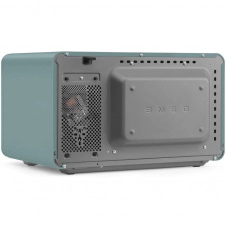 Φούρνος μικροκυμάτων με γκριλ 4 σε 1 SMEG Collezione MOC01EGMEU, 1900 W, 29 λίτρα, 18 προγράμματα, Ομαλό κλείσιμο, Ηχητική ειδοποίηση, Οθόνη LCD, Πράσινος