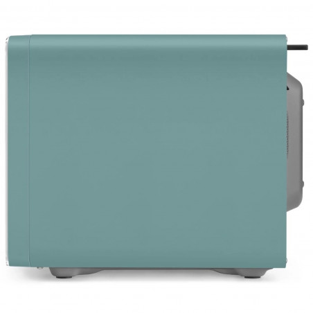 Φούρνος μικροκυμάτων με γκριλ 4 σε 1 SMEG Collezione MOC01EGMEU, 1900 W, 29 λίτρα, 18 προγράμματα, Ομαλό κλείσιμο, Ηχητική ειδοποίηση, Οθόνη LCD, Πράσινος