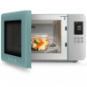 Φούρνος μικροκυμάτων με γκριλ 4 σε 1 SMEG Collezione MOC01EGMEU, 1900 W, 29 λίτρα, 18 προγράμματα, Ομαλό κλείσιμο, Ηχητική ειδοποίηση, Οθόνη LCD, Πράσινος