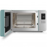 Φούρνος μικροκυμάτων με γκριλ 4 σε 1 SMEG Collezione MOC01EGMEU, 1900 W, 29 λίτρα, 18 προγράμματα, Ομαλό κλείσιμο, Ηχητική ειδοποίηση, Οθόνη LCD, Πράσινος