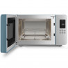 Φούρνος μικροκυμάτων με γκριλ 4 σε 1 SMEG Collezione MOC01SBMEU, 1900 W, 29 λίτρα, 18 προγράμματα, Ομαλό κλείσιμο, Ηχητική ειδοποίηση, Οθόνη LCD, Μπλε