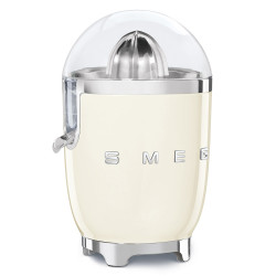 Ηλεκτρική αποχυμωτής εσπεριδοειδών Smeg CJF11CREU, 70 W, Σύστημα αποφυγής στάγδην, Αντιολισθητική βάση, Κρεμ