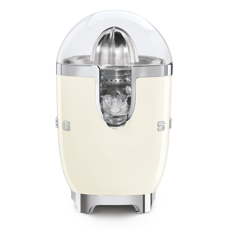 Ηλεκτρική αποχυμωτής εσπεριδοειδών Smeg CJF11CREU, 70 W, Σύστημα αποφυγής στάγδην, Αντιολισθητική βάση, Κρεμ