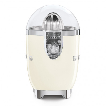 Ηλεκτρική αποχυμωτής εσπεριδοειδών Smeg CJF11CREU, 70 W, Σύστημα αποφυγής στάγδην, Αντιολισθητική βάση, Κρεμ