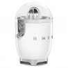 Ηλεκτρική αποχυμωτής εσπεριδοειδών Smeg CJF11WHEU, 70 W, Σύστημα αποφυγής στάγδην, Αντιολισθητική βάση, Λευκό