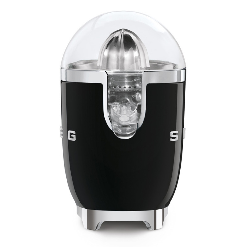 Ηλεκτρική αποχυμωτική μηχανή Smeg CJF11BLEU, 70 W, Σύστημα αποφυγής στάγδην, Αντιολισθητική βάση, Μαύρο
