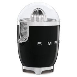 Ηλεκτρική αποχυμωτική μηχανή Smeg CJF11BLEU, 70 W, Σύστημα αποφυγής στάγδην, Αντιολισθητική βάση, Μαύρο