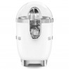 Ηλεκτρική αποχυμωτής εσπεριδοειδών Smeg CJF11WHMEU, 70 W, Σύστημα αποφυγής στάγδην, Αντιολισθητική βάση, Λευκό ματ