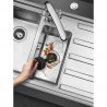 Μύλος τροφικών απορριμμάτων/Pig Smeg KITFD050, 375 W, 0,75 HP, Για νεροχύτες με σιφόνι 9 εκ., Αντιδιαβρωτική προστασία, Μαύρο/Ανοξείδωτο