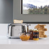 Τοστιέρα SMEG 50's Style TSF03SSEU, 2000 W, 4 φέτες, 6 επίπεδα, Δίσκος για ψίχουλα, Ενσωματωμένο καλώδιο, Ανοξείδωτο ατσάλι, Ασημί