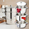 Αποχυμωτής Klausberg KB 9032, 28 εκ., 8 λίτρα, 4 μέρη, επαγωγή, ανοξείδωτο