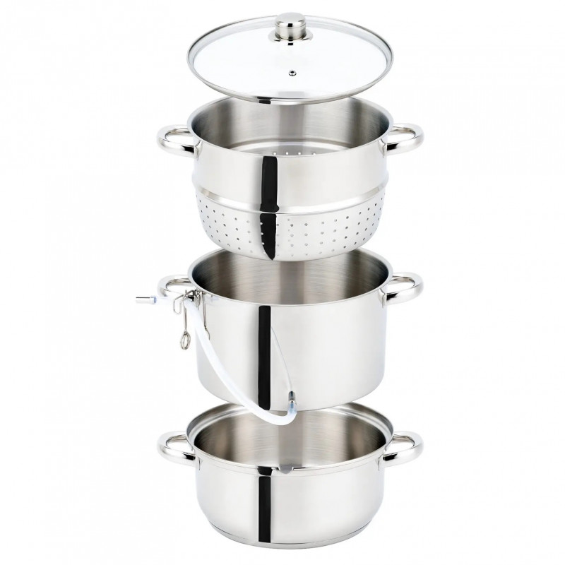Αποχυμωτής Klausberg KB 9032, 28 εκ., 8 λίτρα, 4 μέρη, επαγωγή, ανοξείδωτο