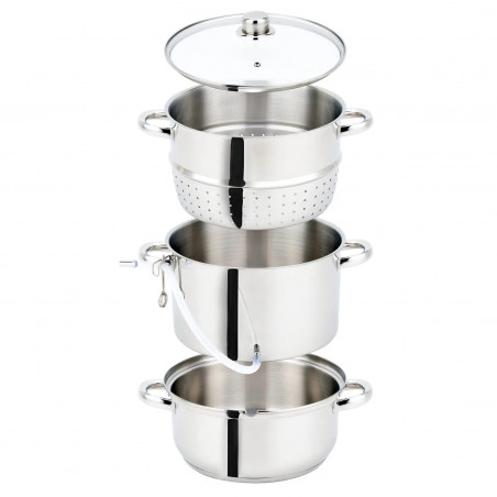 Αποχυμωτής Klausberg KB 9032, 28 εκ., 8 λίτρα, 4 μέρη, επαγωγή, ανοξείδωτο