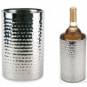 Δοχείο ψύξης κρασιού Kinghoff KH 1504, 18×12 εκ., Διπλή μόνωση, Ανοξείδωτο ατσάλι, Ασημί