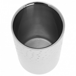 Δοχείο ψύξης κρασιού Kinghoff KH 1504, 18×12 εκ., Διπλή μόνωση, Ανοξείδωτο ατσάλι, Ασημί