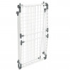 Πτυσσόμενο στεγνωτήριο ρούχων Kinghoff KH 2041, 25 μ., έως 20 κιλά, αντιολισθητικά άκρα, χάλυβας, λευκό/γκρι