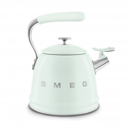 Βραστήρας με σφυρίχτρα Smeg CKLW2001PG, 2,3 λίτρα, επαγωγή, λαβή που δεν ζεσταίνεται, ανοξείδωτο, παστέλ πράσινο