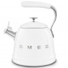 Βραστήρας με σφυρίχτρα Smeg CKLW2001WH, 2,3 λίτρα, επαγωγή, λαβή που δεν ζεσταίνεται, ανοξείδωτο, λευκό