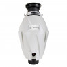 Μύλος τροφίμων/Pig Smeg KITFD100, 375 W, 1 HP, Για νεροχύτες με σιφόνι 9 εκ., Αντιδιαβρωτική προστασία, Μαύρο/Ανοξείδωτο