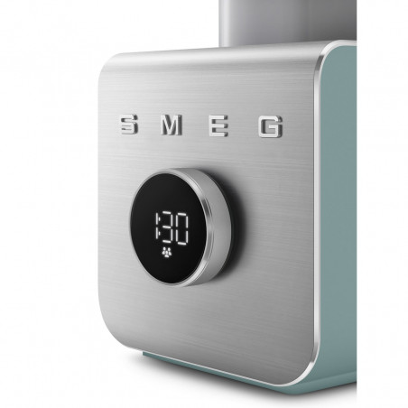 Μπλέντερ Smeg Collezione BLC02EGMEU, 1400 W, 1,5 λίτρα, 22.000 στροφές/λεπτό, 5 προγράμματα, 9 ταχύτητες, Θρυμματισμός πάγου, Ανοξείδωτο ατσάλι, Σμαραγδένιο πράσινο/Ινοξ