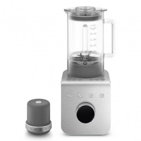 Μπλέντερ Smeg Collezione BLC02EGMEU, 1400 W, 1,5 λίτρα, 22.000 στροφές/λεπτό, 5 προγράμματα, 9 ταχύτητες, Θρυμματισμός πάγου, Ανοξείδωτο ατσάλι, Σμαραγδένιο πράσινο/Ινοξ