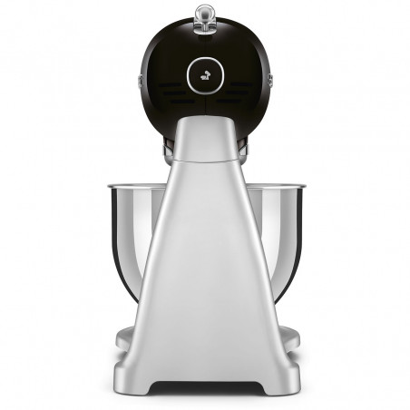 Μίξερ Smeg SMF04BLEU, 800 W, 4,8 λίτρα, 10 ταχύτητες, Λειτουργία ομαλής εκκίνησης, Αντιολισθητικά πόδια, Μαύρο/Ανοξείδωτο