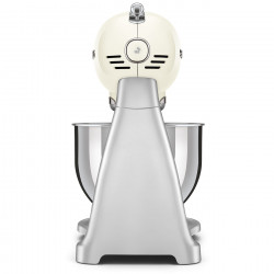 Μίξερ Smeg SMF04CREU, 800 W, 4,8 λίτρα, 10 ταχύτητες, Λειτουργία ομαλής εκκίνησης, Αντιολισθητικά πόδια, Κρεμ/Ανοξείδωτο