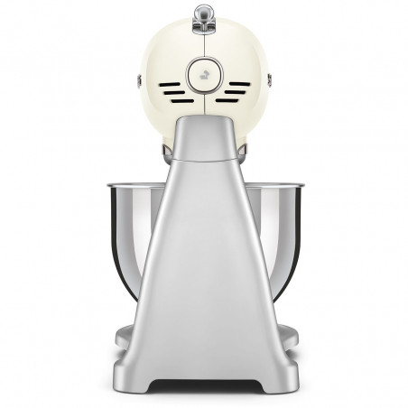 Μίξερ Smeg SMF04CREU, 800 W, 4,8 λίτρα, 10 ταχύτητες, Λειτουργία ομαλής εκκίνησης, Αντιολισθητικά πόδια, Κρεμ/Ανοξείδωτο