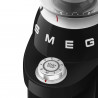 Καφετιέρα Smeg CGF03BLEU, 150 W, 240 γρ., Σύστημα περιστροφής και ασφάλισης, Λειτουργία χειροκίνητης εκκένωσης, Μαύρο