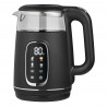 Ηλεκτρικός βραστήρας Oliver Voltz OV51230AF, 2200 W, 1,7 λίτρα, 4 λειτουργίες, 13 ρυθμίσεις θερμοκρασίας, οθόνη LCD, χειριστήρια αφής, μαύρο/ασημί