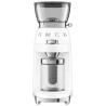 Καφετιέρα Smeg CGF03WHEU, 150 W, 240 γρ., Σύστημα περιστροφής και ασφάλισης, Λειτουργία χειροκίνητης χρήσης, Λευκό