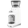Καφετιέρα Smeg CGF03WHEU, 150 W, 240 γρ., Σύστημα περιστροφής και ασφάλισης, Λειτουργία χειροκίνητης χρήσης, Λευκό