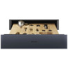 Συρτάρι με αξεσουάρ για κρασί Smeg Linea CPS115G, 13 τεμ., 59,7x1,35 εκ., Σύστημα ανοίγματος Push, Γκρι Νεπτούνο