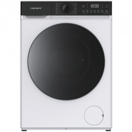 Πλυντήριο ρούχων Crown CWM8512JW, Κατηγορία Α, 8 κιλά, 1200 στροφές/λεπτό, Αναβολή εκκίνησης, Λειτουργία ατμού, Λευκό