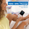 Μασάζ 3 σε 1 Beurer EM 56, 22 προγράμματα, 50 επίπεδα, TENS/EMS, LCD, Ηλεκτροδιεγέρτης, Λευκό/μαύρο