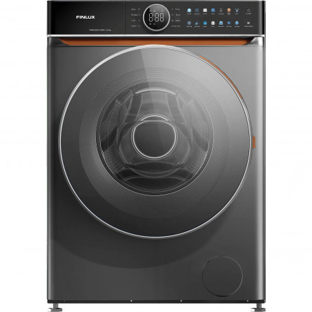 Πλυντήριο Finlux FWM10HIGH14END, Κατηγορία Α, 14 προγράμματα, 10 κιλά, 1400 στροφές/λεπτό, Διπλός μετατροπέας, Τύμπανο με υφή φυσικών λίθων, Αντιβακτηριακή στεγανοποίηση, Μούλιασμα, Ανοξείδωτο