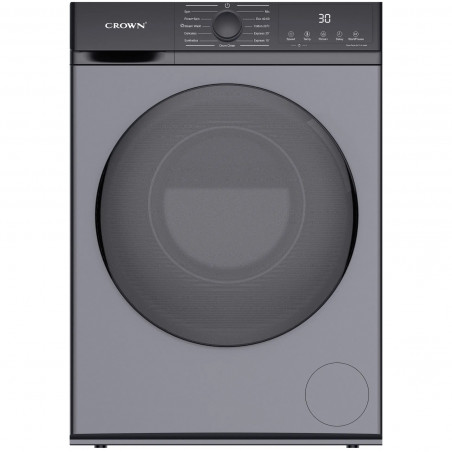 Πλυντήριο Crown CWM10J12BLDCIX, Κατηγορία Α, 10 προγράμματα, 10 κιλά, 1400 σ.α./λεπτό, Πλύσιμο με ατμό, κινητήρας BLDC, ανοξείδωτο