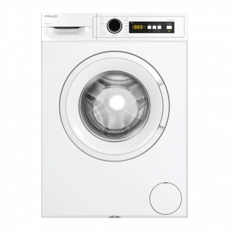 Πλυντήριο ρούχων Finlux FXN 1061T, Κατηγορία Α, 15 προγράμματα, 6 κιλά, 1000 στροφές/λεπτό, Καθυστερημένη εκκίνηση, Ηλεκτρονική οθόνη, Λευκό