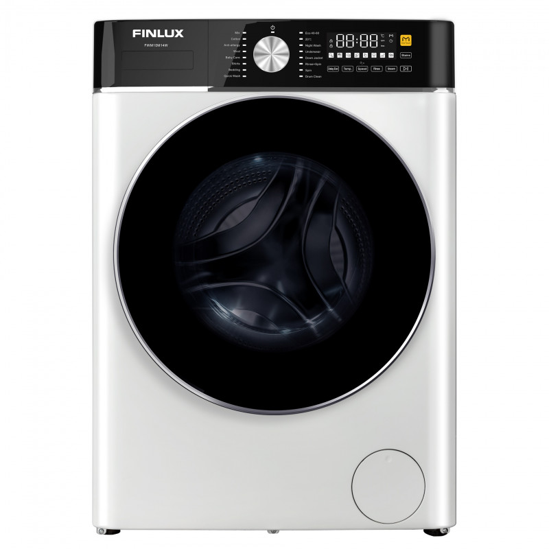 Πλυντήριο ρούχων Finlux FWM10M14W, Κατηγορία Α, 17 προγράμματα, 1400 στροφές/λεπτό, Καθυστερημένη εκκίνηση, Πρόγραμμα M-Smart, Λευκό