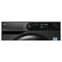 Στεγνωτήριο AEG TR8394CDE, Κατηγορία C, 118 λίτρα, 9 κιλά, οθόνη LED, AbsoluteCare, MixDry, Wi-Fi, Μαύρο