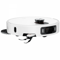 Ρομποτική σκούπα Xiaomi Robot Vacuum 5 Pro EU OV21GL, 55 W, 20000 Pa, 140 λεπτά, τριπλή κάμερα 5 MP με τεχνητή νοημοσύνη και αναγνώριση, αυτόματη βάση πλύσης και στεγνώματος, πλοήγηση dToF με δυνατότητα απόκρυψης, νερό 80°C, λευκό
