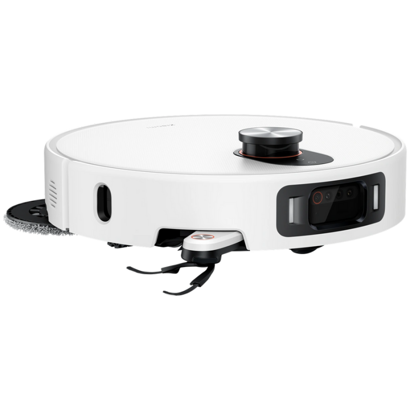 Ρομποτική σκούπα Xiaomi Robot Vacuum 5 Pro EU OV21GL, 55 W, 20000 Pa, 140 λεπτά, τριπλή κάμερα 5 MP με τεχνητή νοημοσύνη και αναγνώριση, αυτόματη βάση πλύσης και στεγνώματος, πλοήγηση dToF με δυνατότητα απόκρυψης, νερό 80°C, λευκό