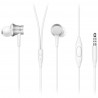 Ακουστικά Xiaomi Mi In-Ear Basic, 10 mm, με καλώδιο, 20 Hz–20 kHz, ενσωματωμένο μικρόφωνο, 3,5 mm, λευκό/ασημί