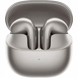 Ακουστικά Xiaomi Buds 6 M2540E1, 6 ώρες, Bluetooth 5.4, Hi-Res, aptX Lossless, εξουδετέρωση θορύβου με τεχνητή νοημοσύνη (AI), ANC, ήχος 360°, IP54, τιτανίου-γκρι