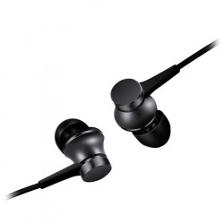 Ακουστικά Xiaomi Mi In-Ear Basic, 10 mm, με καλώδιο, 20 Hz–20 kHz, ενσωματωμένο μικρόφωνο, 3,5 mm, μαύρα